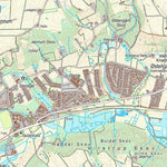 Kortforsyningen Jelling (1:25,000 scale) digital map