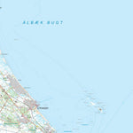 Kortforsyningen Jerup (1:50,000 scale) digital map