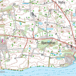 Kortforsyningen Kalundborg 2 (1:50,000 scale) digital map
