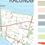 Kortforsyningen Kalundborg 3 (1:50,000 scale) digital map