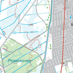 Kortforsyningen Kastrup 1 (1:50,000 scale) digital map