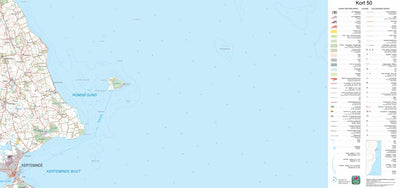 Kortforsyningen Kerteminde (1:50,000 scale) digital map