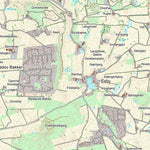 Kortforsyningen Knebel (1:25,000 scale) digital map