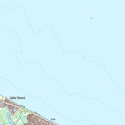 Kortforsyningen Køge (1:25,000 scale) digital map