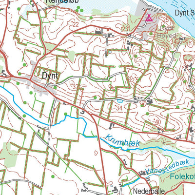Kortforsyningen Kruså (1:50,000 scale) digital map