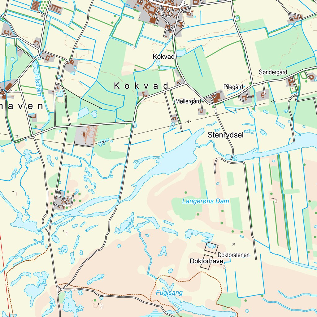 Lesso Denmark Zip Code Læsø 1 (1:25,000 scale) Map by Kortforsyningen | Avenza Maps