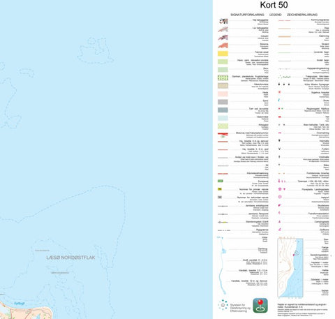 Kortforsyningen Læsø 2 (1:50,000 scale) digital map