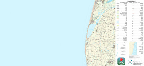 Kortforsyningen Lemvig 2 (1:25,000 scale) digital map