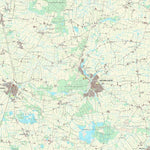 Kortforsyningen Løgumkloster (1:25,000 scale) digital map