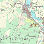 Kortforsyningen Løgumkloster (1:25,000 scale) digital map