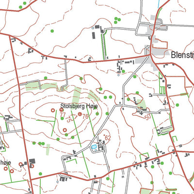 Kortforsyningen Mariager (1:50,000 scale) digital map