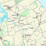Kortforsyningen Martofte (1:25,000 scale) digital map