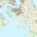 Kortforsyningen Middelfart (1:25,000 scale) digital map