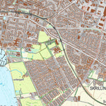 Kortforsyningen Middelfart (1:25,000 scale) digital map