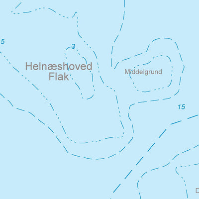 Kortforsyningen Millinge (1:50,000 scale) digital map