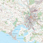 Kortforsyningen Næstved (1:50,000 scale) digital map