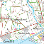 Kortforsyningen Næstved (1:50,000 scale) digital map