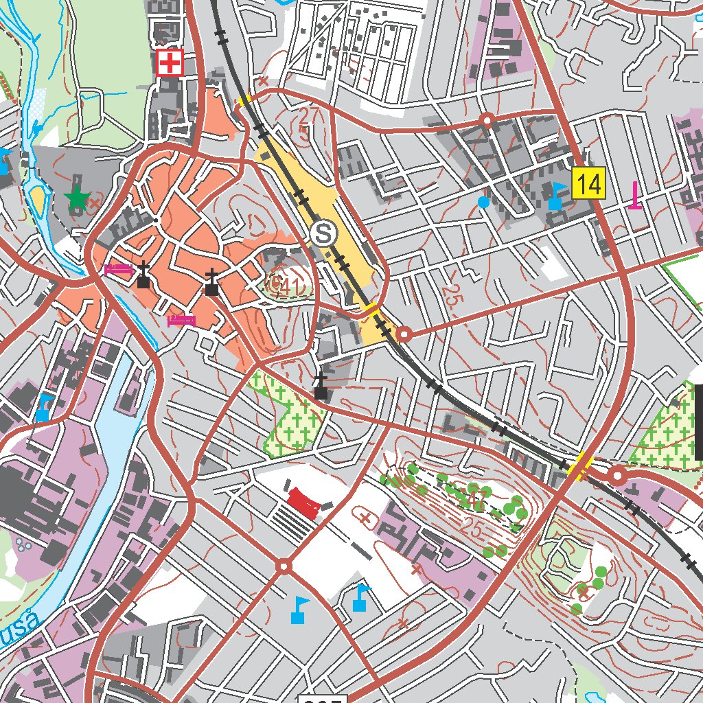 Næstved (1:50,000 scale) Map by Kortforsyningen | Avenza Maps