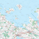 Kortforsyningen Nakskov (1:100,000 scale) digital map