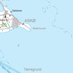 Kortforsyningen Nakskov (1:100,000 scale) digital map