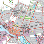 Kortforsyningen Nakskov (1:50,000 scale) digital map