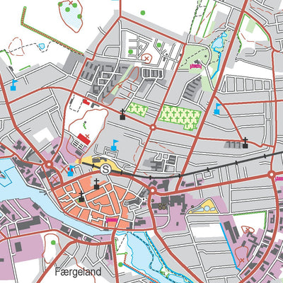 Kortforsyningen Nakskov (1:50,000 scale) digital map
