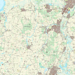 Kortforsyningen Nibe (1:25,000 scale) digital map