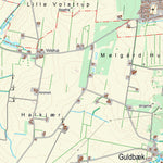 Kortforsyningen Nibe (1:25,000 scale) digital map