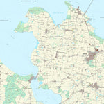 Kortforsyningen Nørre Alslev (1:25,000 scale) digital map