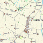 Kortforsyningen Nørre Alslev (1:25,000 scale) digital map