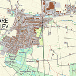 Kortforsyningen Nørre Alslev (1:25,000 scale) digital map