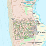 Kortforsyningen Nørre Nebel (1:25,000 scale) digital map