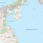 Kortforsyningen Nykøbing Sj (1:50,000 scale) digital map