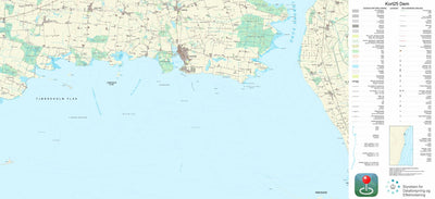 Kortforsyningen Nysted (1:25,000 scale) digital map