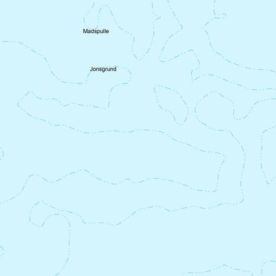 Kortforsyningen Nysted (1:25,000 scale) digital map