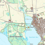 Kortforsyningen Nysted (1:25,000 scale) digital map