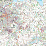 Kortforsyningen Odense SØ (1:50,000 scale) digital map