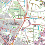 Kortforsyningen Odense SØ (1:50,000 scale) digital map