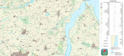 Kortforsyningen Ørsted (1:25,000 scale) digital map