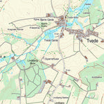 Kortforsyningen Ørsted (1:25,000 scale) digital map