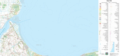 Kortforsyningen Ørsted (1:50,000 scale) digital map
