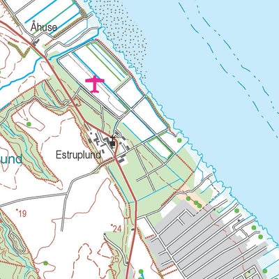 Kortforsyningen Ørsted (1:50,000 scale) digital map