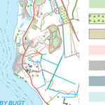 Kortforsyningen Otterup 1 (1:50,000 scale) digital map