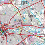 Kortforsyningen Otterup (1:100,000 scale) digital map