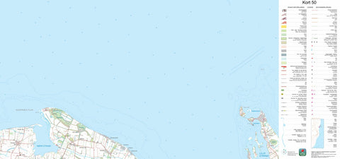 Kortforsyningen Otterup 2 (1:50,000 scale) digital map