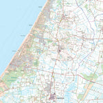 Kortforsyningen Pandrup (1:50,000 scale) digital map