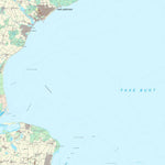 Kortforsyningen Præstø (1:25,000 scale) digital map