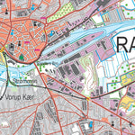 Kortforsyningen Randers NV (1:50,000 scale) digital map