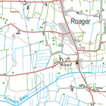 Kortforsyningen Ribe (1:50,000 scale) digital map