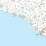 Kortforsyningen Rødby 1 (1:50,000 scale) digital map